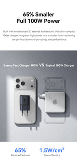 Pod Grid Baseus Mini 100W GaN USB-C Fast Charger